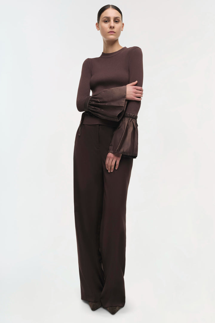 Agata Top in Chocolate