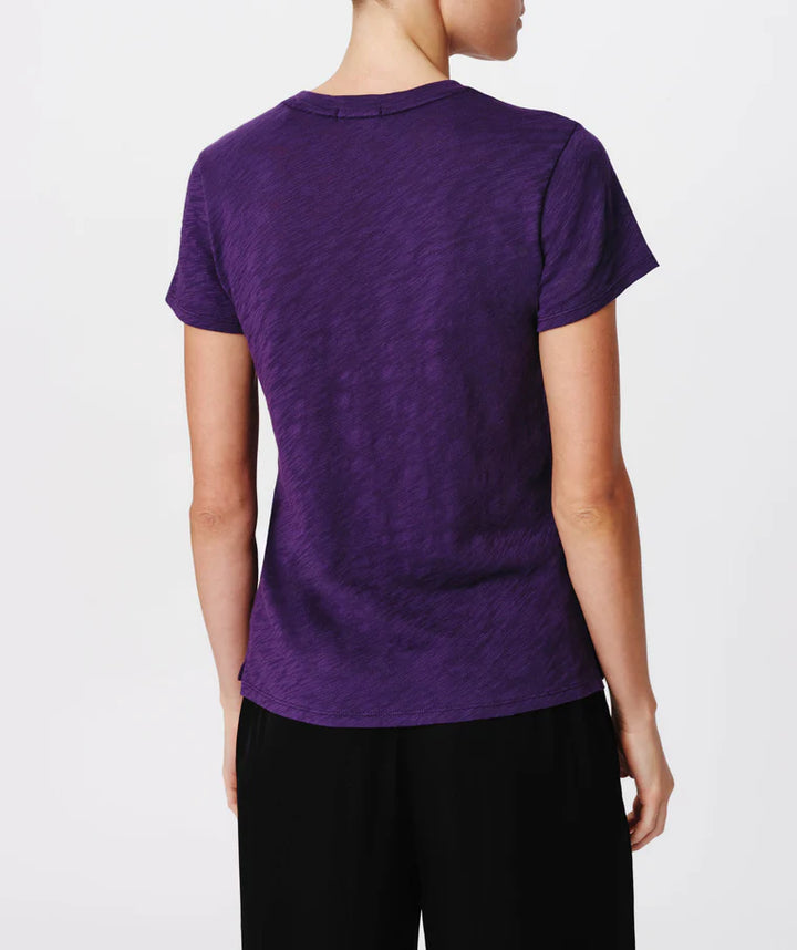 Schoolboy short sleeve tee in purple