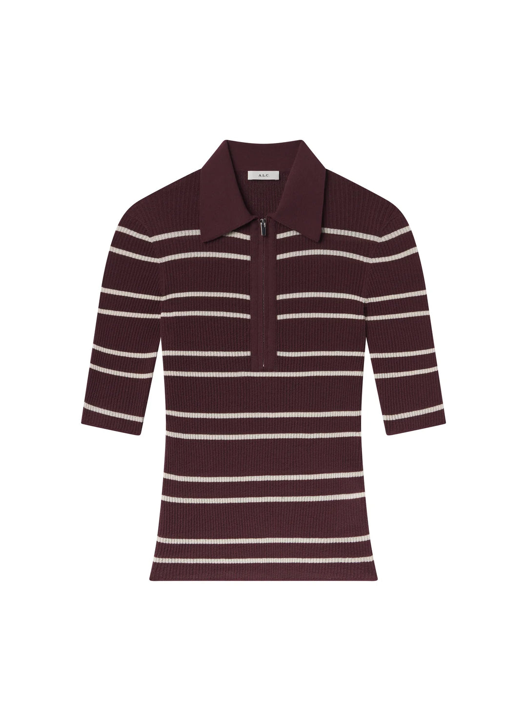 Cooper Top in Carob/White Stripe